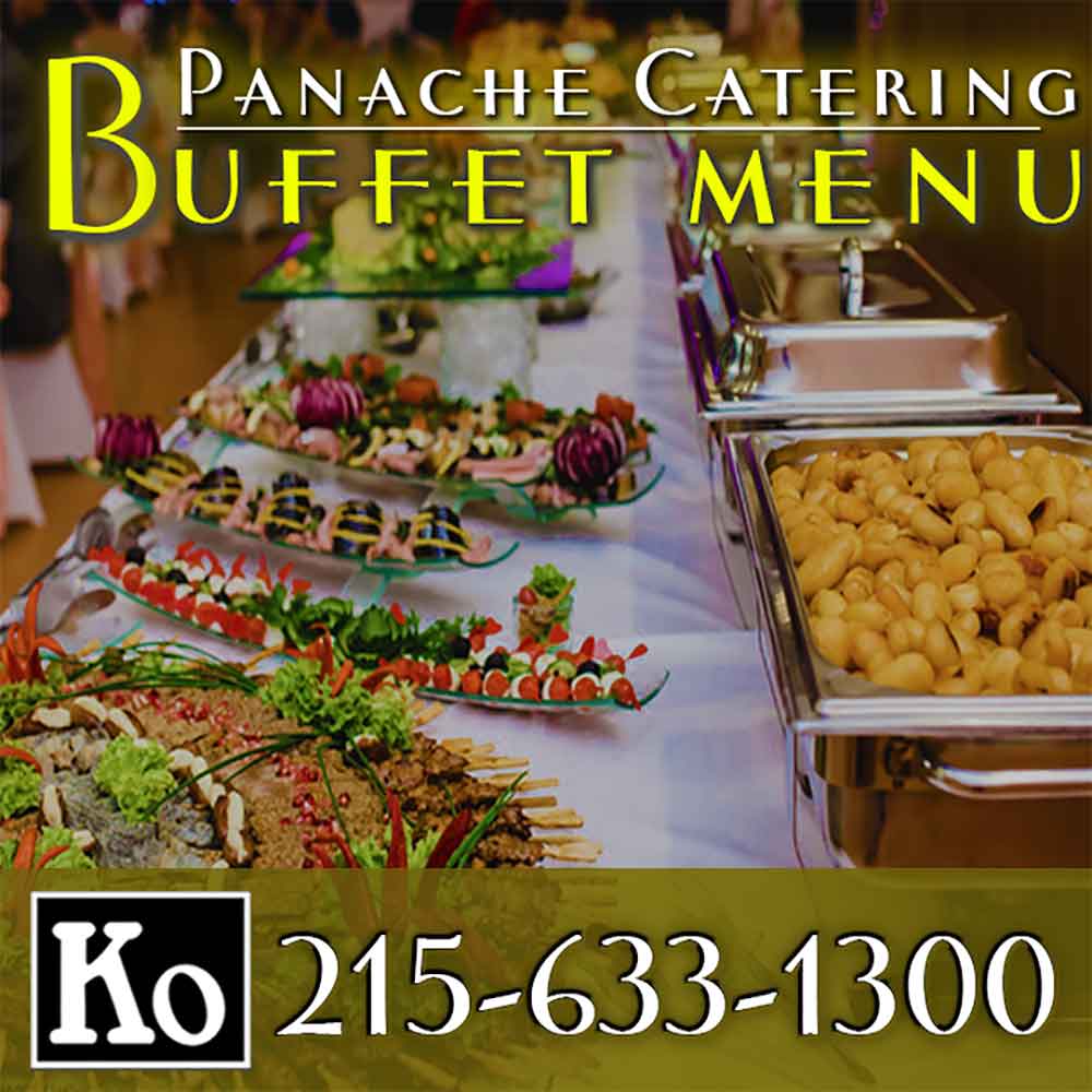Panache Catering by Foodarama Kosher Caterers has on our menus Delicious Traditional Sephardic Jewish Kasha and Bowties. The Rosh Hashanah Kosher Certified complete dinner includes our homemade matzo ball soup. If you order early for Rosh Hashanah it is guaranteed delivery. We deliver to the Main Line Delaware County outside Philadelphia but also to Princeton New Jersey 08540, Mount Laurel NJ 08054, Cherry Hill New Jersey 08002 along with Philadelphia County, Bucks County, Delaware County, Mercer County, Camden County, Burlington County, Gloucester County, and Montgomery County.